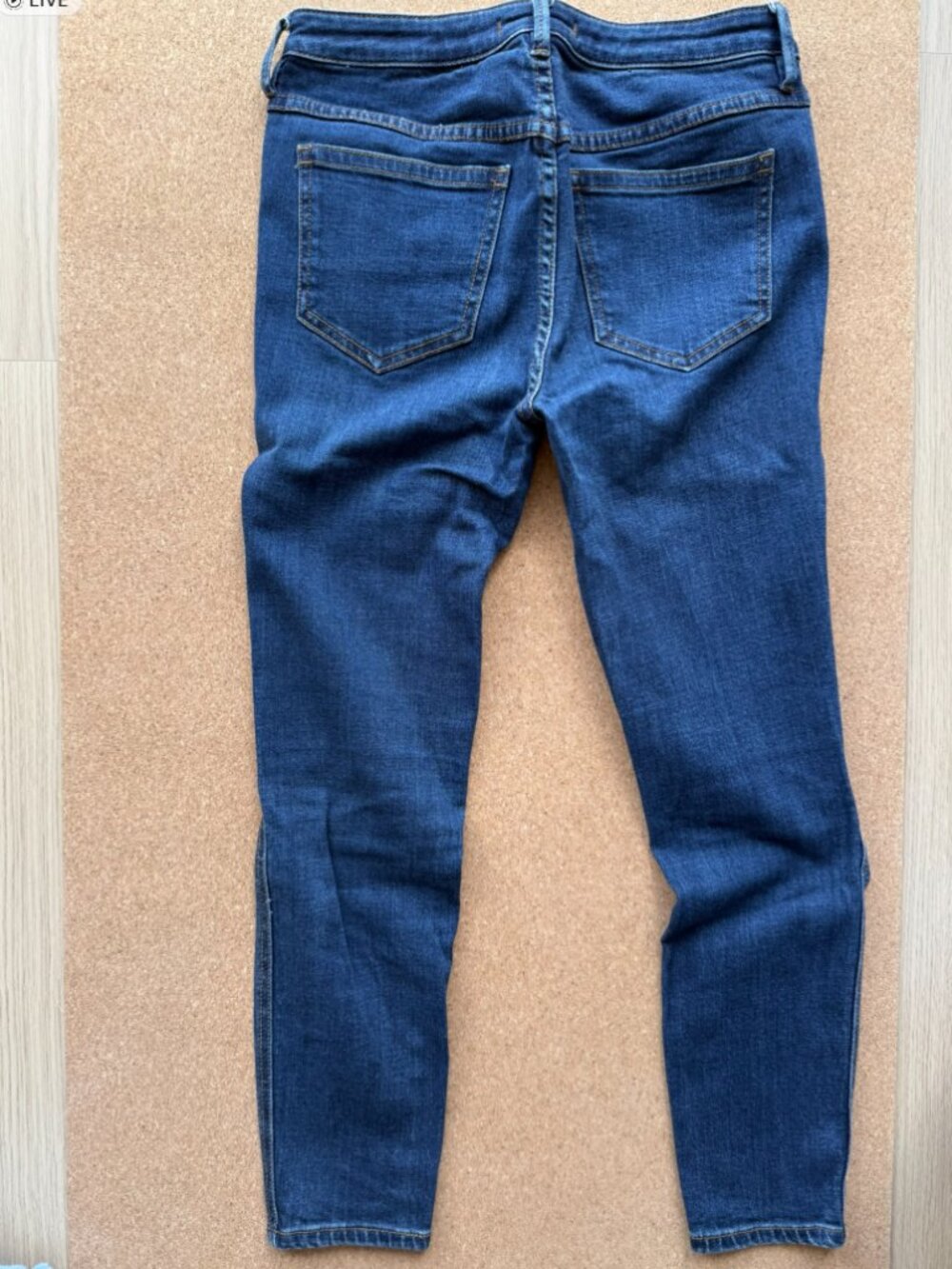 Free People Dark Wash Ankle Jeans